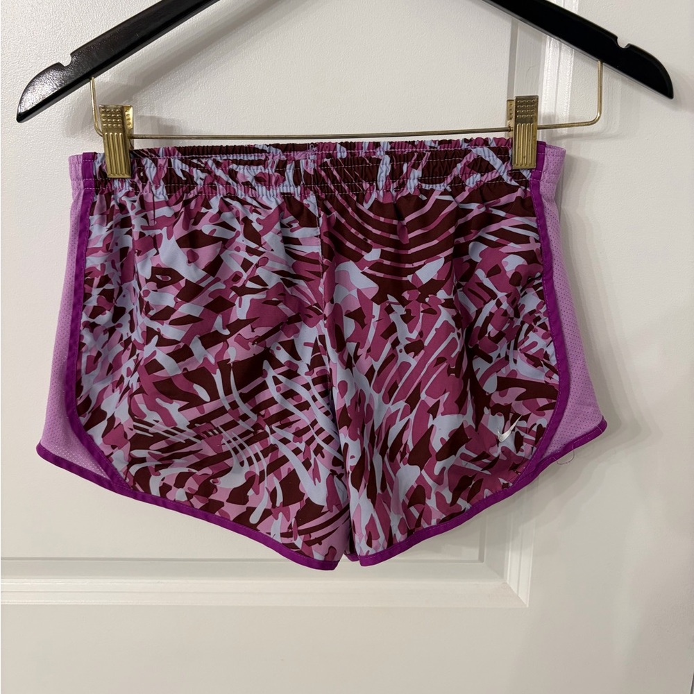 Nike Purple and Pink Dri-FIT Shorts